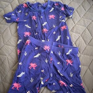 Kyte BABY Axolotl Toddler short sleeve pajamas